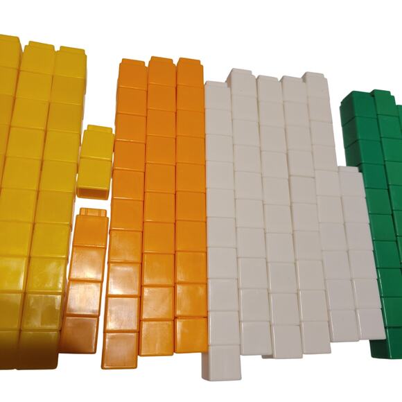 420 Interlocking Snap Cubes 1" Math Manipulatives Multicolor Homeschool Teacher - Picture 16 of 16